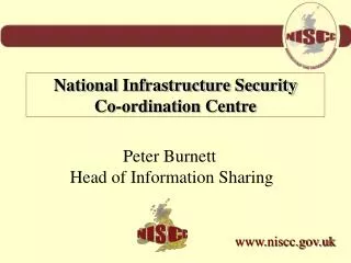 Peter Burnett Head of Information Sharing
