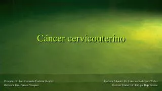 c ncer cervicouterino