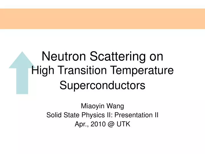 neutron scattering on