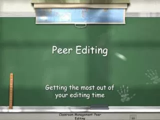 Peer Editing