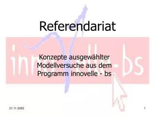 referendariat