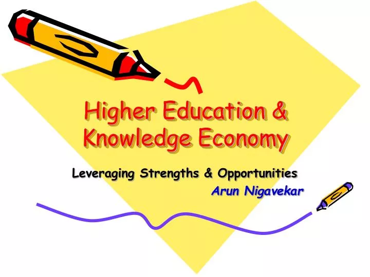 higher education knowledge economy