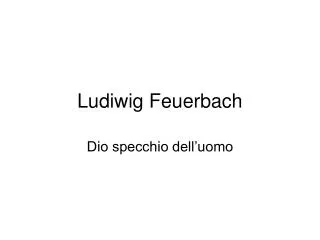 ludiwig feuerbach