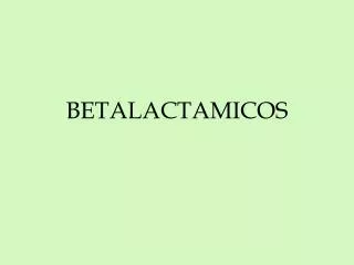 betalactamicos