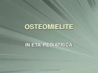 osteomielite