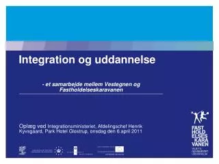 integration og uddannelse