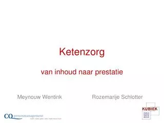 ketenzorg
