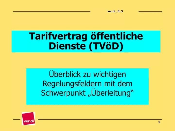 tarifvertrag ffentliche dienste tv d
