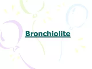bronchiolite