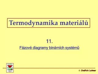 Termodynamika materiálů