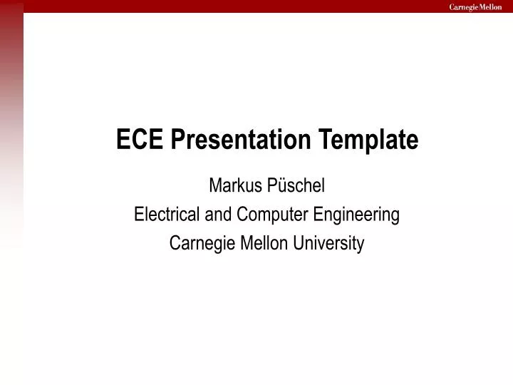 ece presentation template