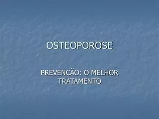 osteoporose