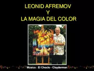 leonid afremov y la magia del color