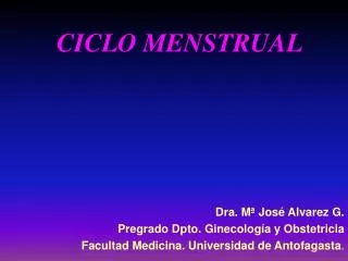 ciclo menstrual