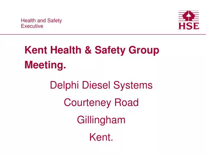 kent health safety group meeting