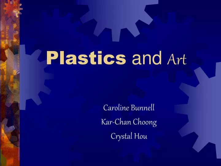 plastics and art