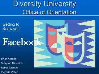 Diversity University Office of Orientation