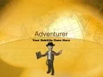 Adventurer - slide 1