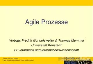 agile prozesse
