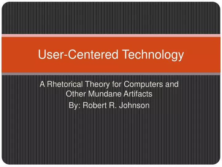 user centered technology