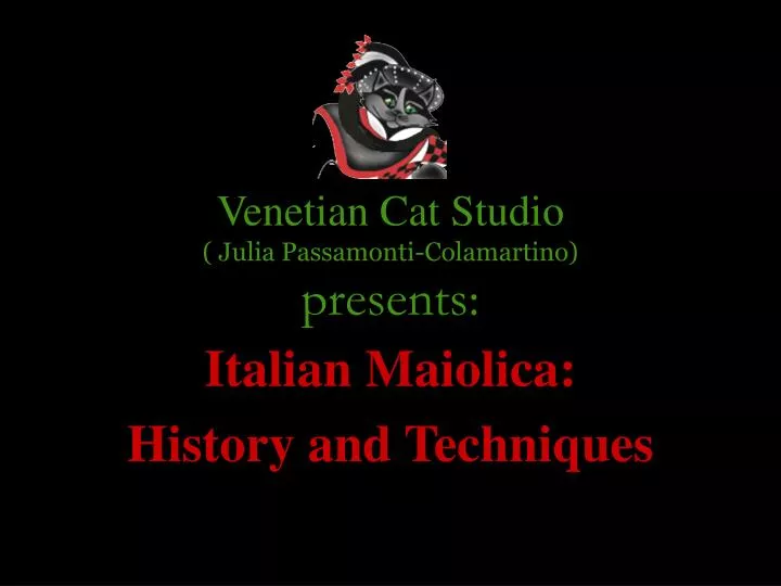 venetian cat studio julia passamonti colamartino presents