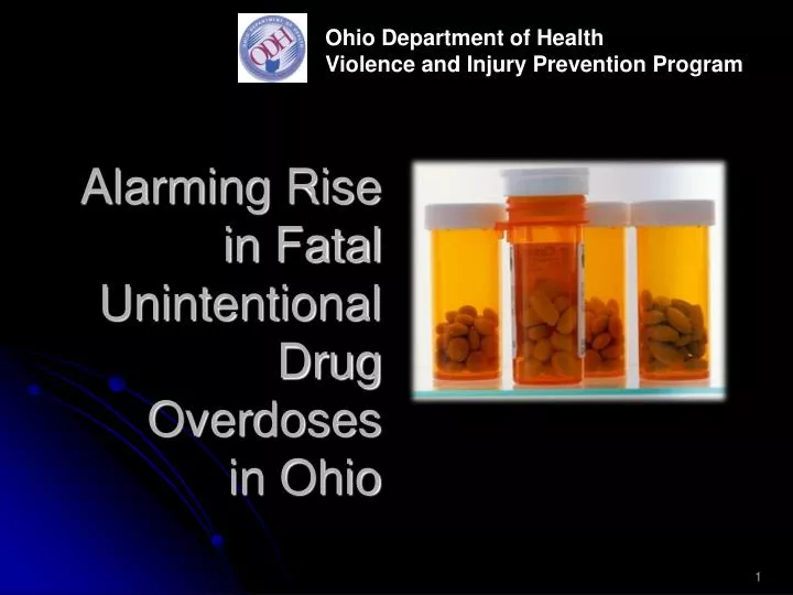 alarming rise in fatal unintentional drug overdoses in ohio