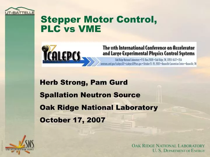 stepper motor control plc vs vme