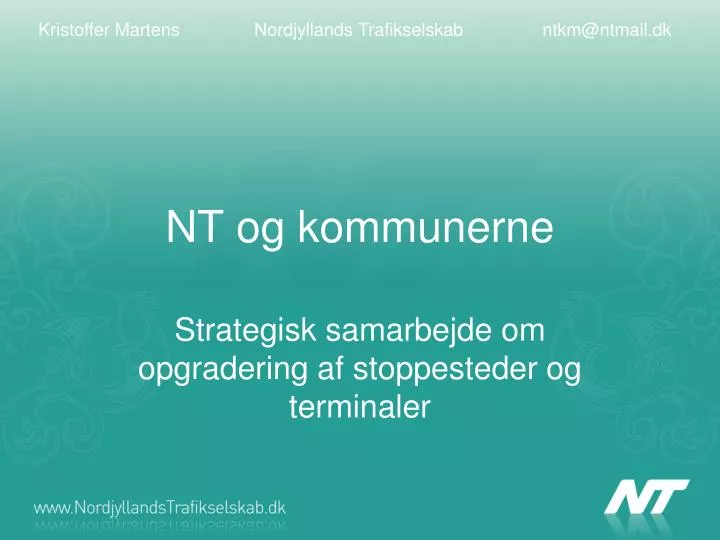 nt og kommunerne