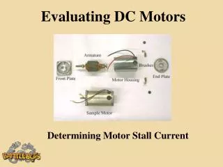 Evaluating DC Motors