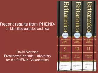 Recent results from PHENIX on identified particles and flow