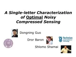 A Single-letter Characterization of Optimal Noisy Compressed Sensing