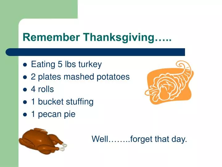 remember thanksgiving