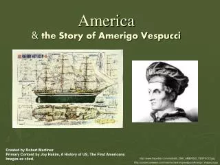 America &amp; the Story of Amerigo Vespucci