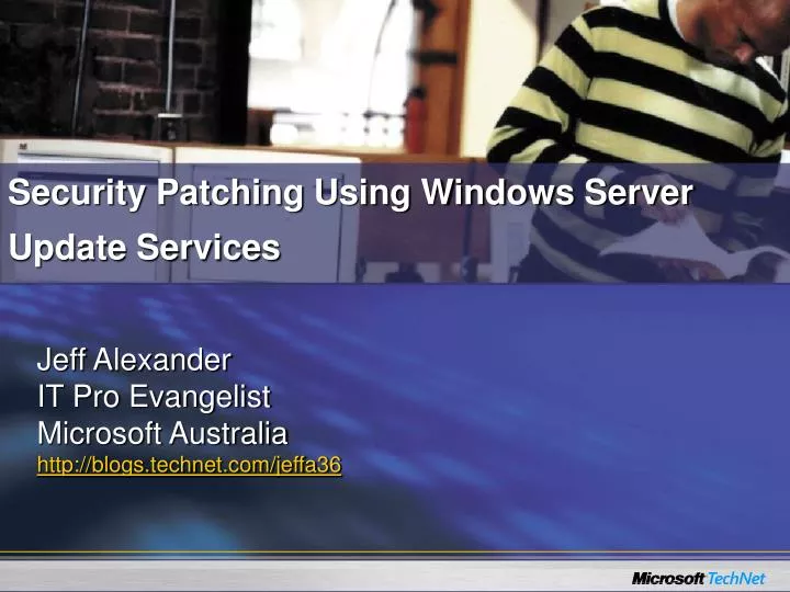 security patching using windows server update services