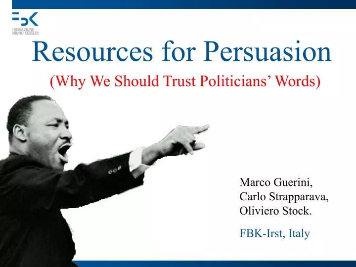 resources for persuasion
