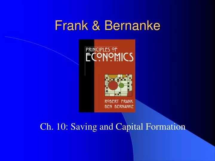 frank bernanke