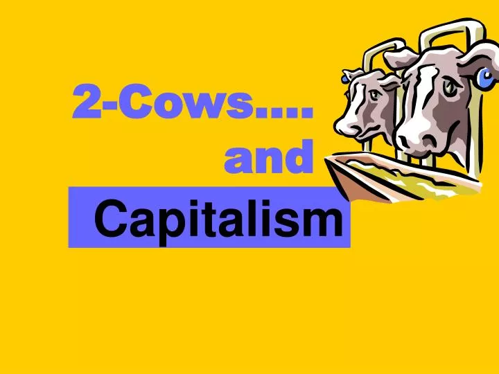 2 cows and