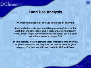 Land Use Analysis