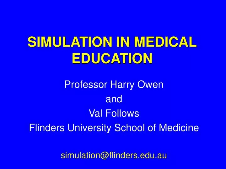 simulation in medical education