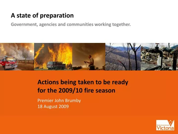 a state of preparation government agencies and communities working together