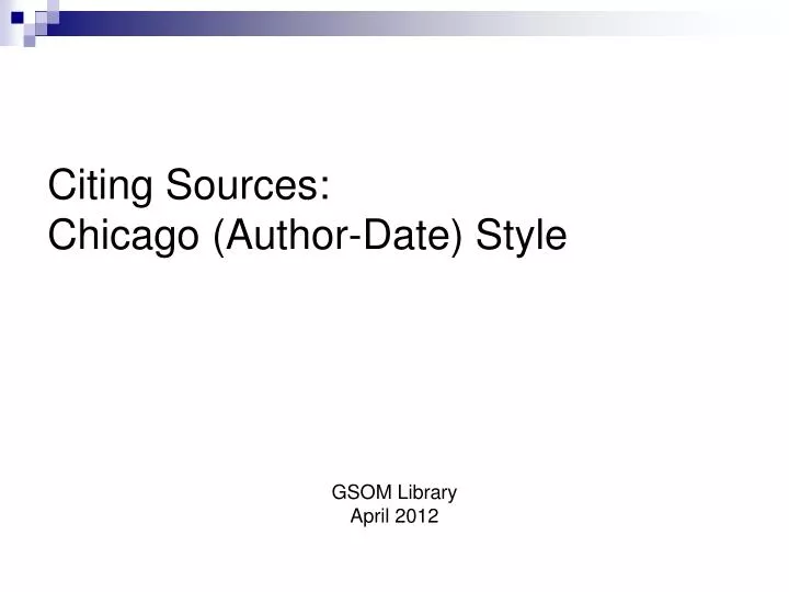 citing sources chicago author date style
