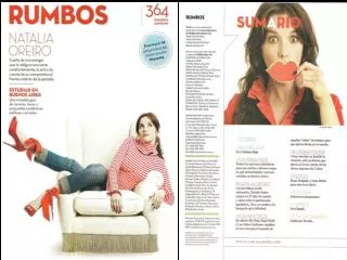 Natalia Oreiro - Revista Rumbos