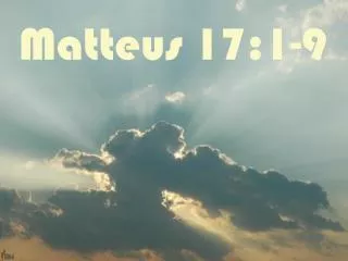Matteus 17:1-9