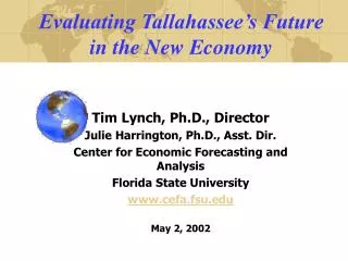 Evaluating Tallahassee’s Future in the New Economy