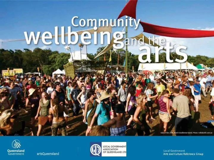community wellbeing and the arts