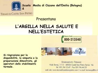 Scuola Media di Ozzano dell’Emilia (Bologna) &amp;