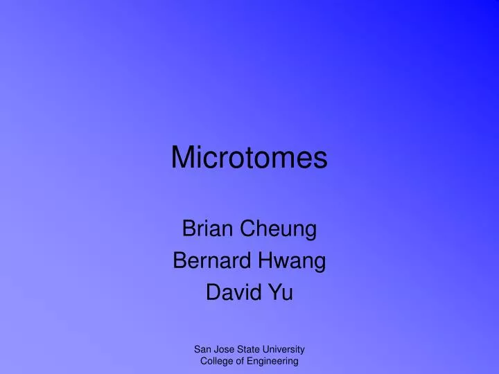 microtome s
