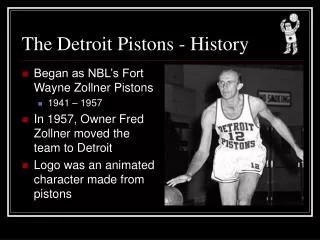 The Detroit Pistons - History