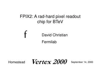 FPIX2: A rad-hard pixel readout chip for BTeV