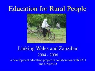 Education for Rural People